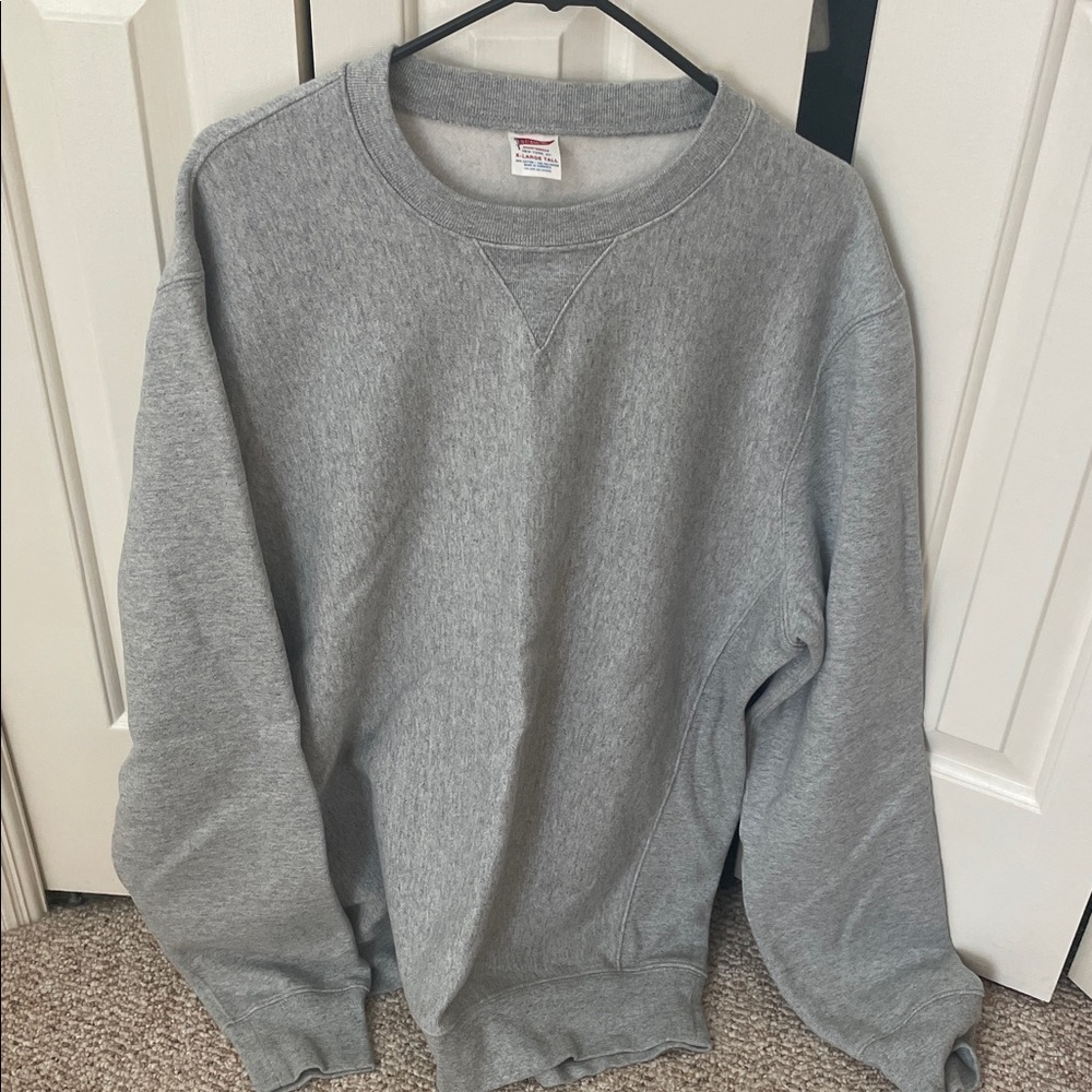 J. Crew Men's Gray Crewneck Sweater
